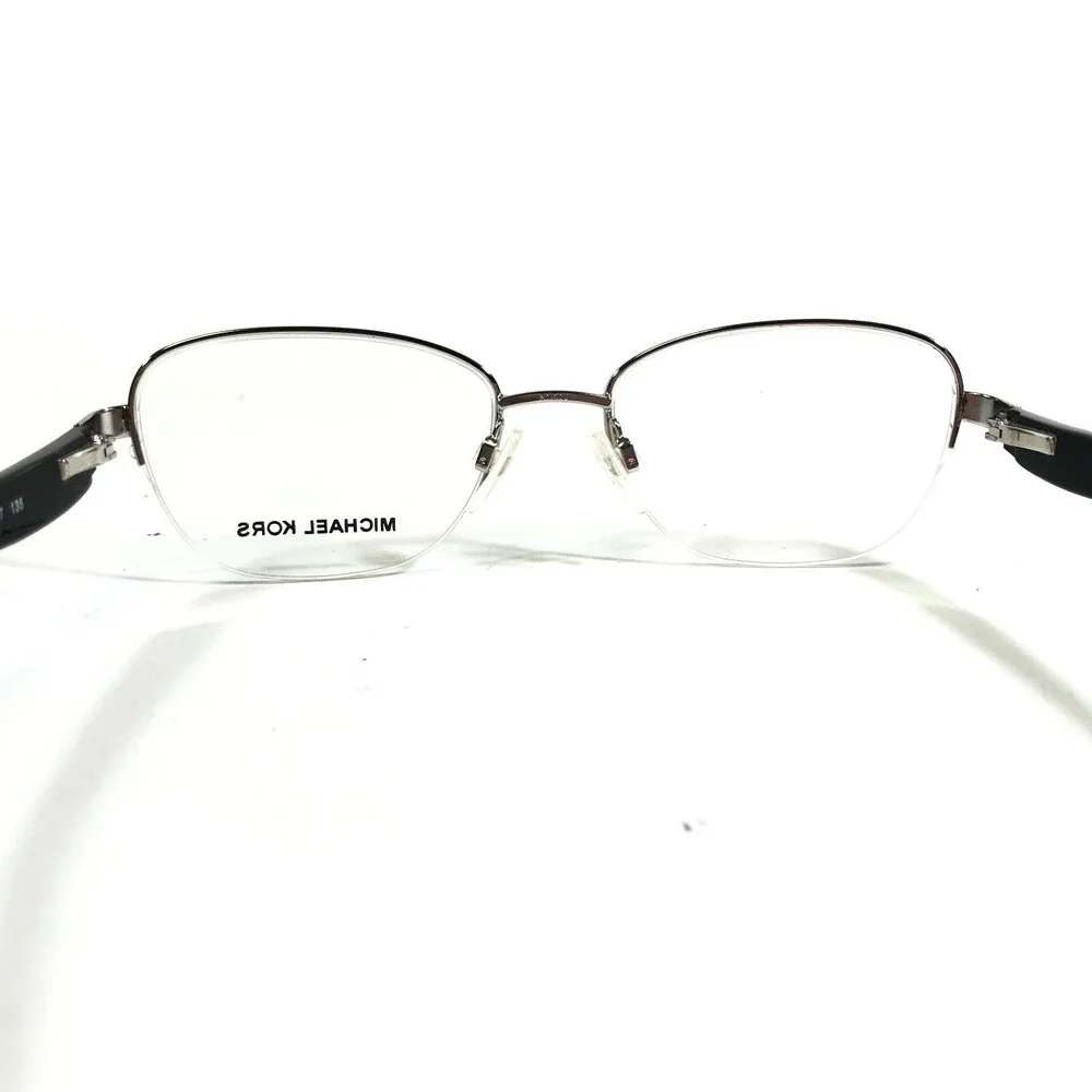 Michael Kors Eyeglasses Frames MK 3007 Sadie VI 1001 Black Silver 51-17-135